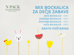 Mix bockalica za dečije zabave - POŠTARINA GRATIS