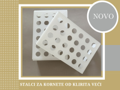 Stalak za kornete od klirita - veći