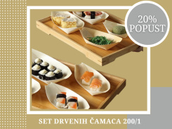 Set drvenih čamaca - 20% popust