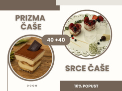 Prizma + srce čaše set - 10% popust