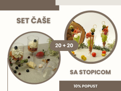 Set čaša sa stopicom - 10% popust