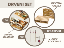 DRVENI SET - 10% POPUST