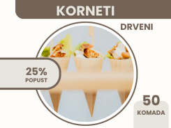 Drveni korneti - 25% POPUST